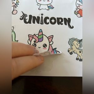 Unicorn sticker sheets